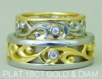 R251 PLAT 18CT  DIAM  X1